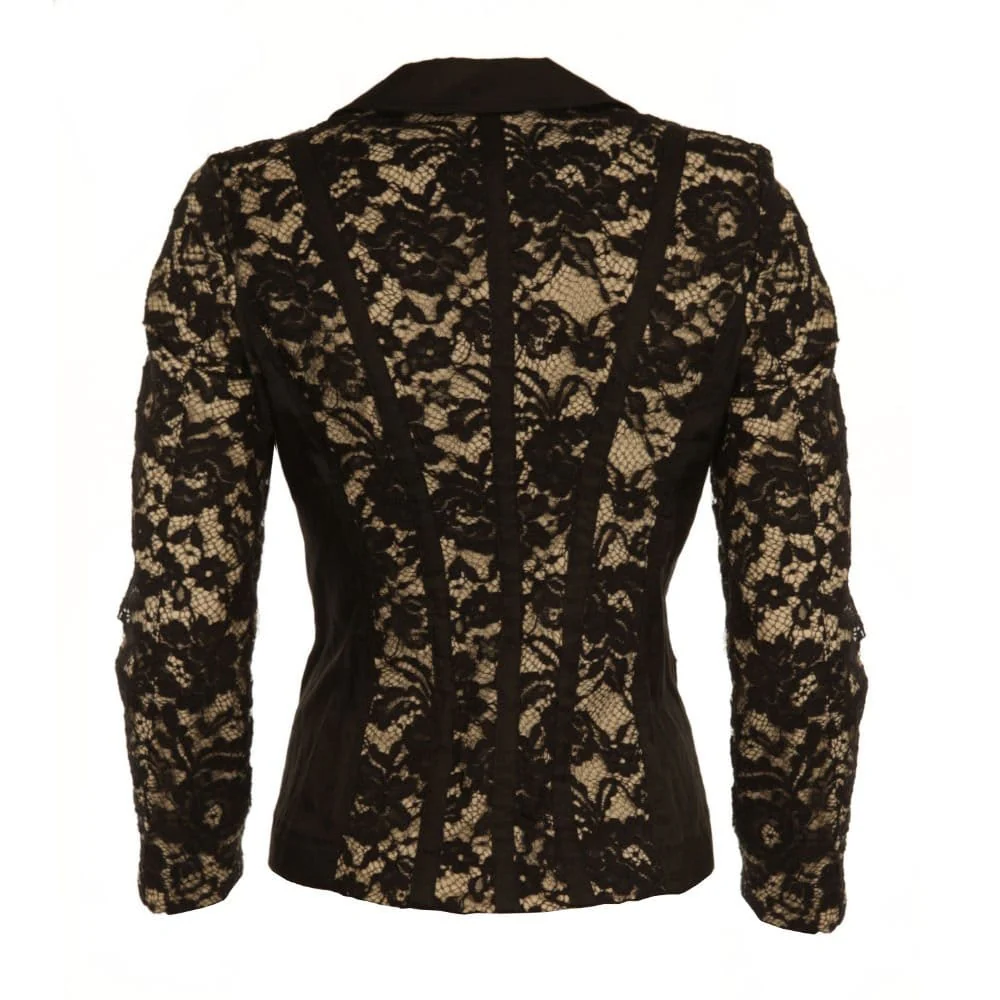 Apanage Lace Jacket Black - Image 4