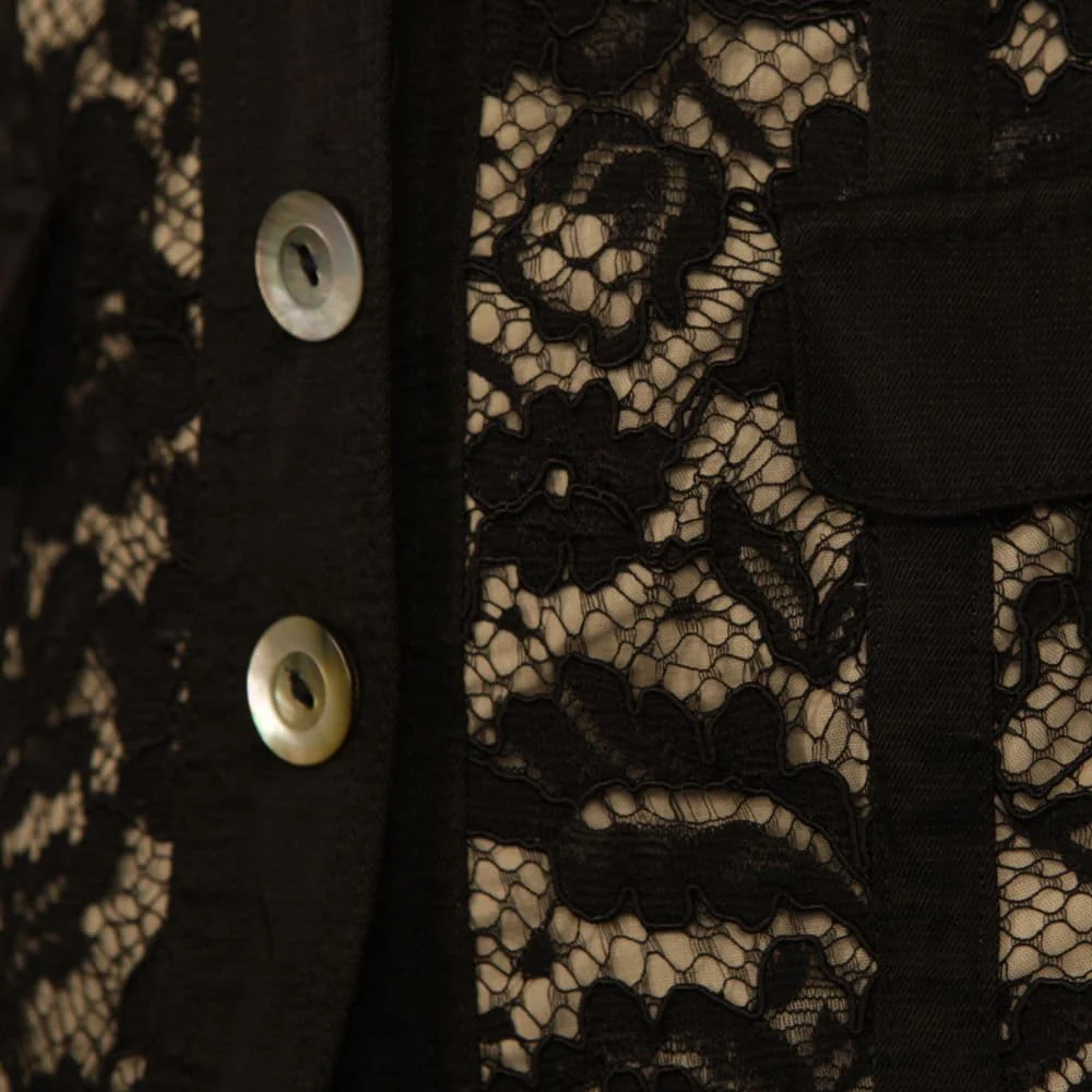 Apanage Lace Jacket Black - Image 6