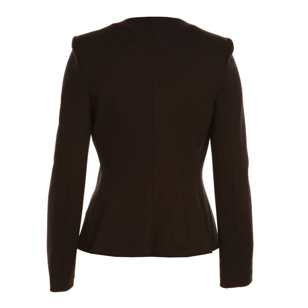 Armani Collezione One Button Jersey Jacket Navy - Image 4