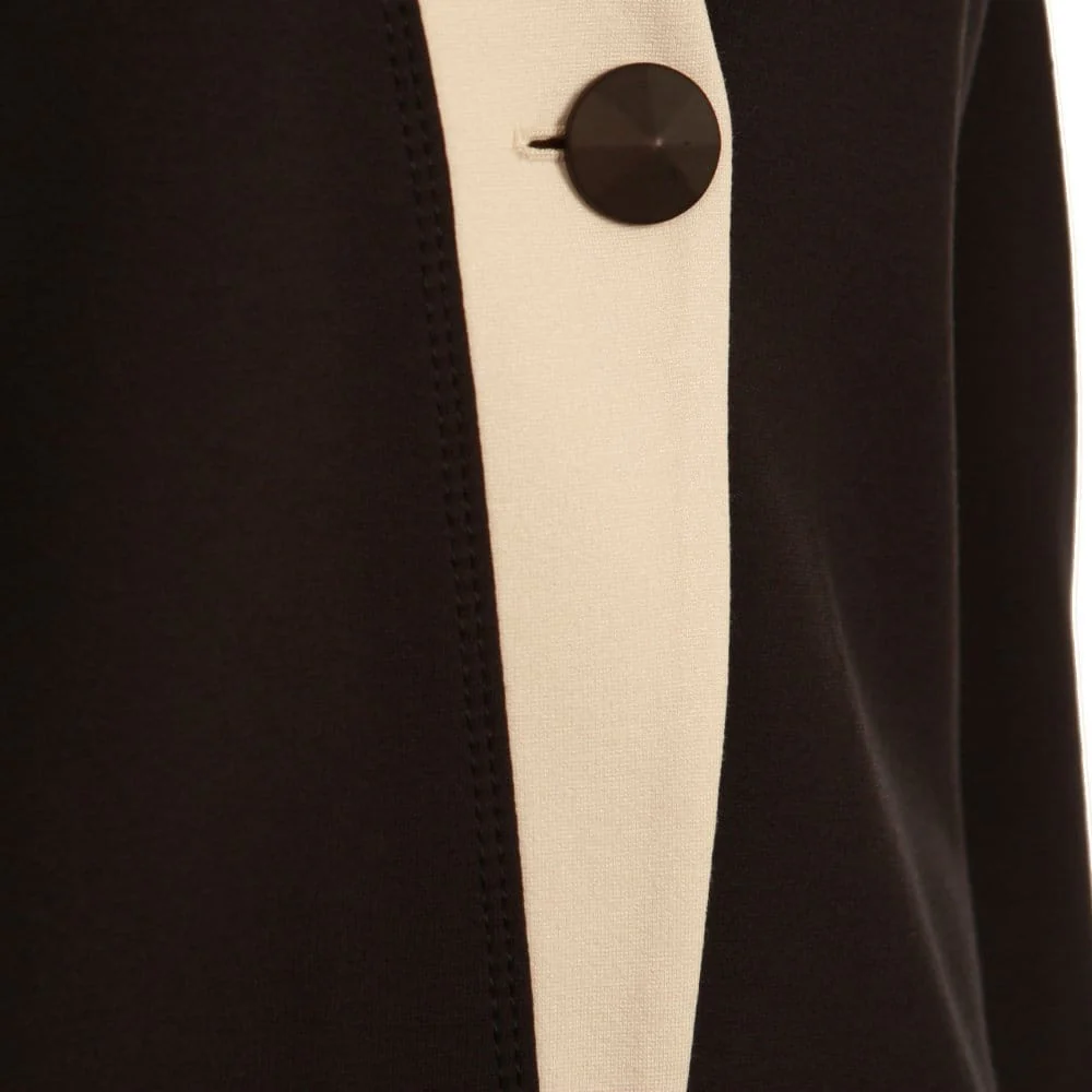 Armani Collezione One Button Jersey Jacket Navy - Image 5