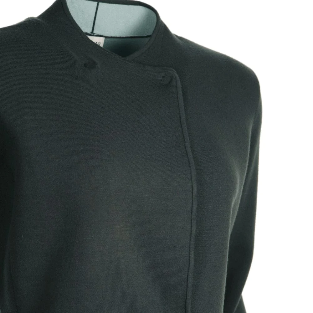 Armani Collezioni Colour Block Jacket Green/Blue - Image 3