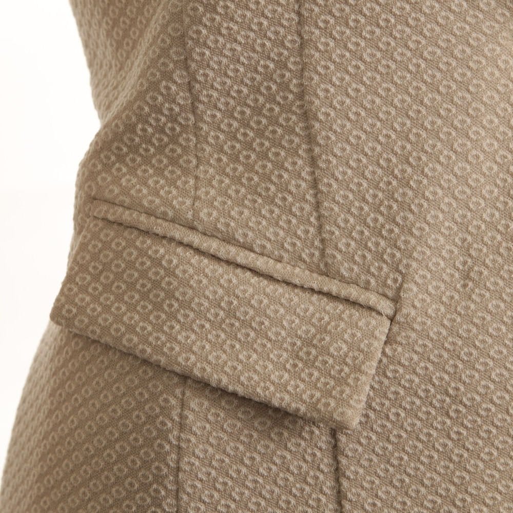 Armani Collezioni Textured Circle Print Jacket Off White - Image 4