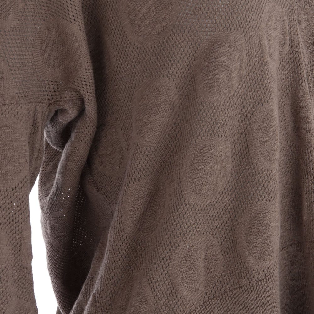 Backstage Noemi V Front And Back Textured Knit Taupe - Image 3