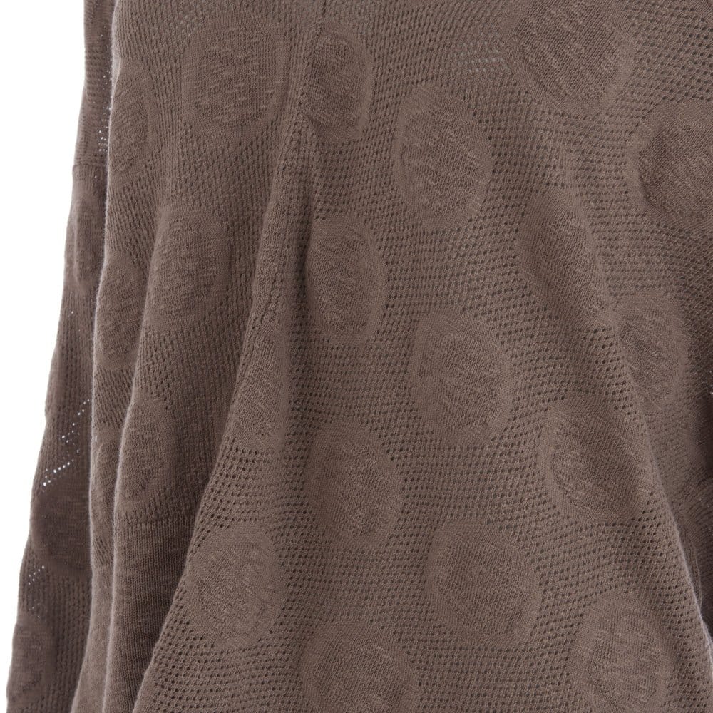 Backstage Noemi V Front And Back Textured Knit Taupe - Image 4