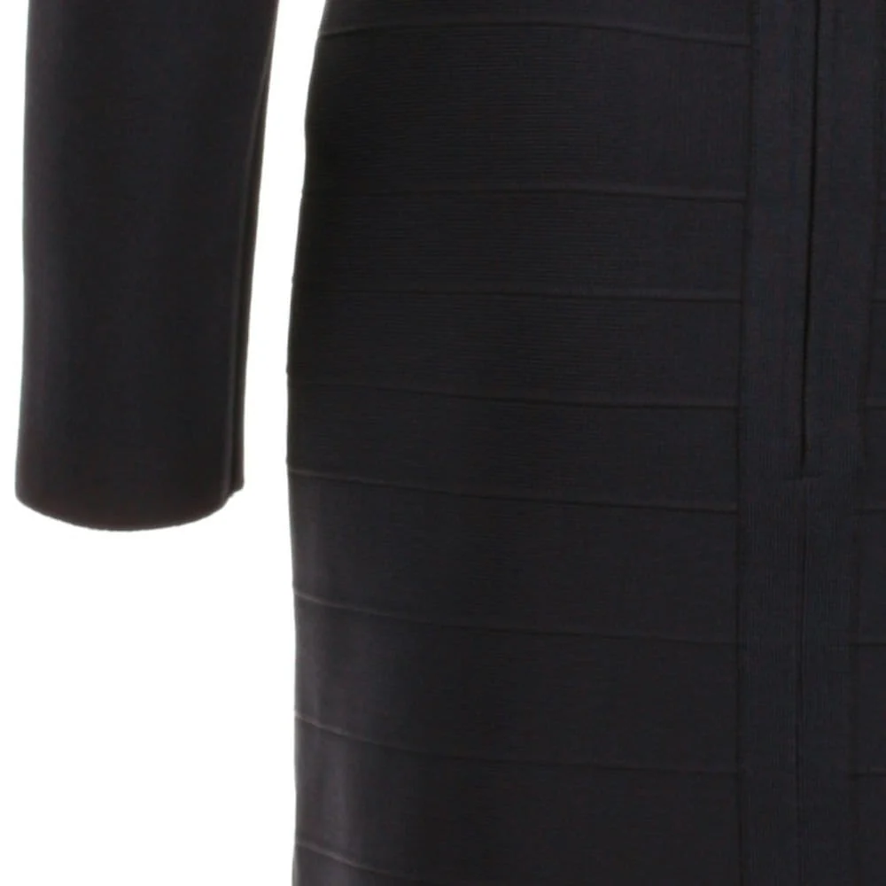 Bernshaw Isla Sequin Neck Dress Navy - Image 5