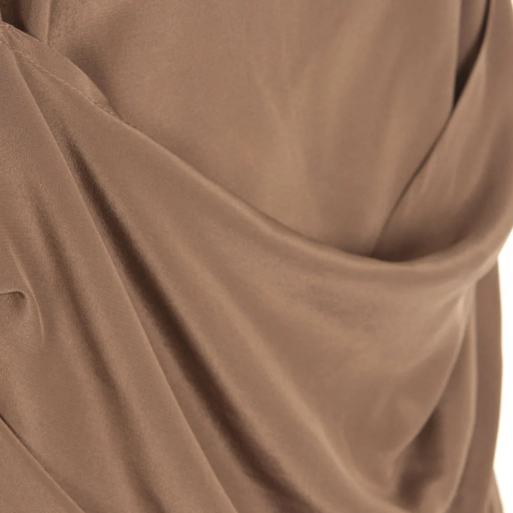 Crea Concept Silk Drape Top Taupe - Image 3