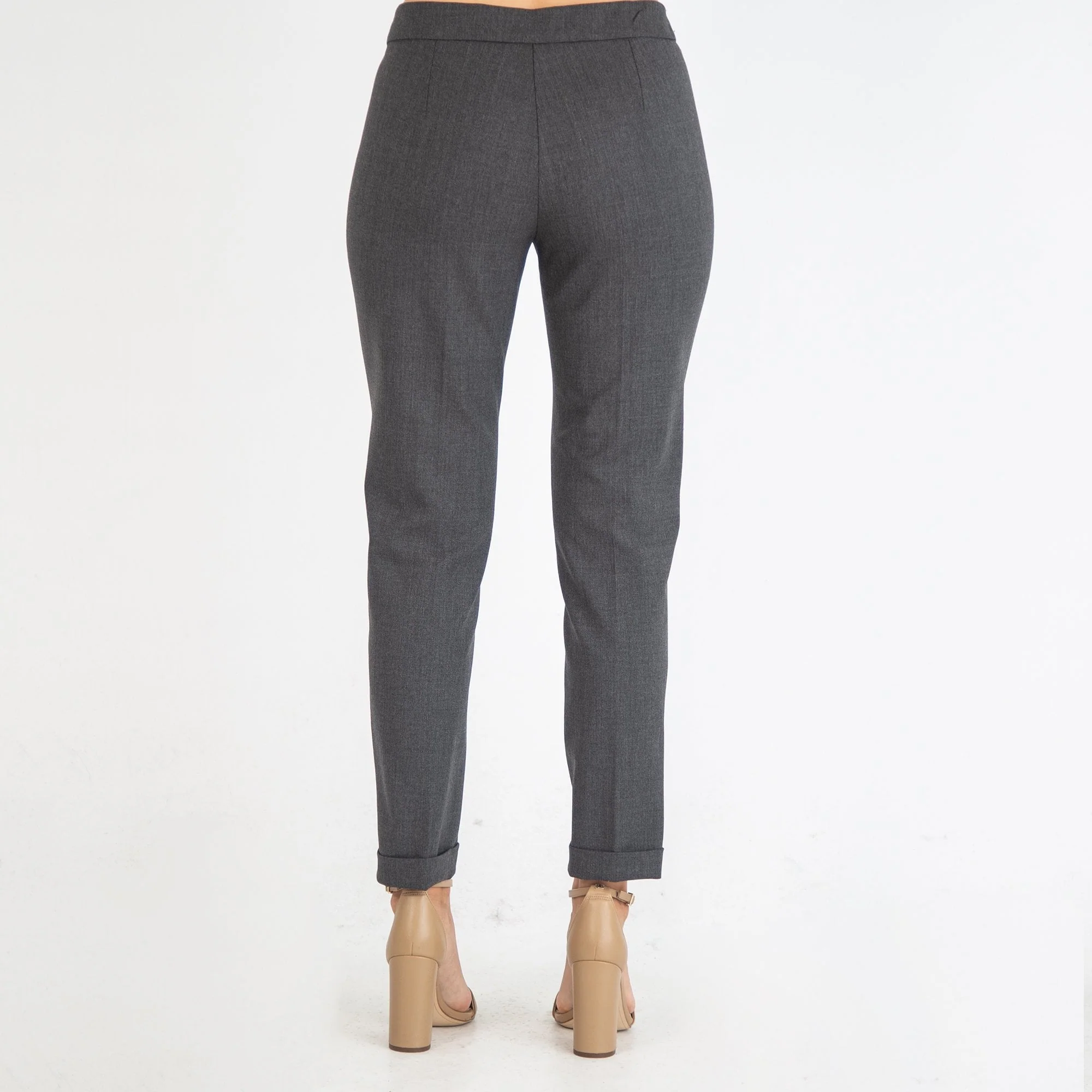 D.Exterior Cropped Narrow Tailored Pant Grey - Image 3