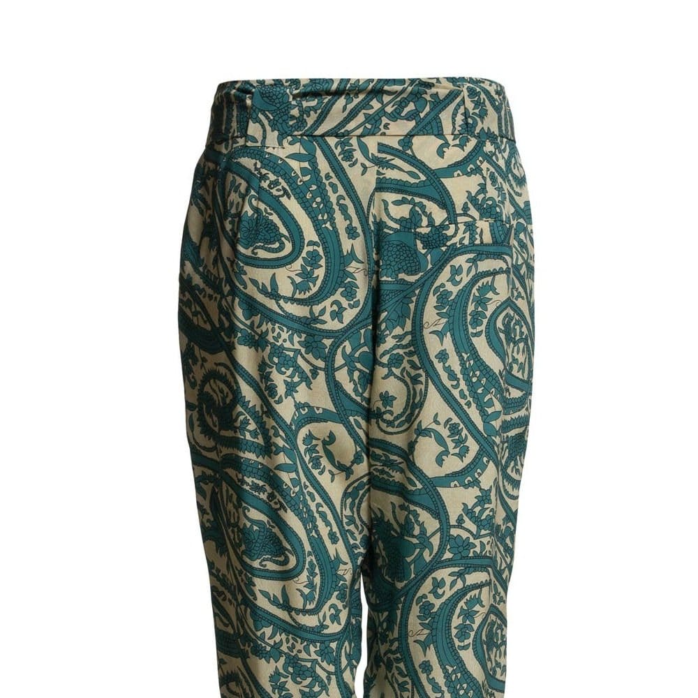 Day Birgir Et Mikkelsen Gesture Print Pant Teal/Ecru - Image 5