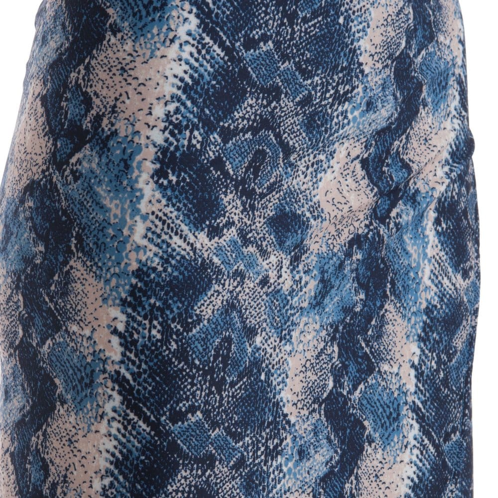 Ilse Jacobsen Snake Print Sarong Blue - Image 3