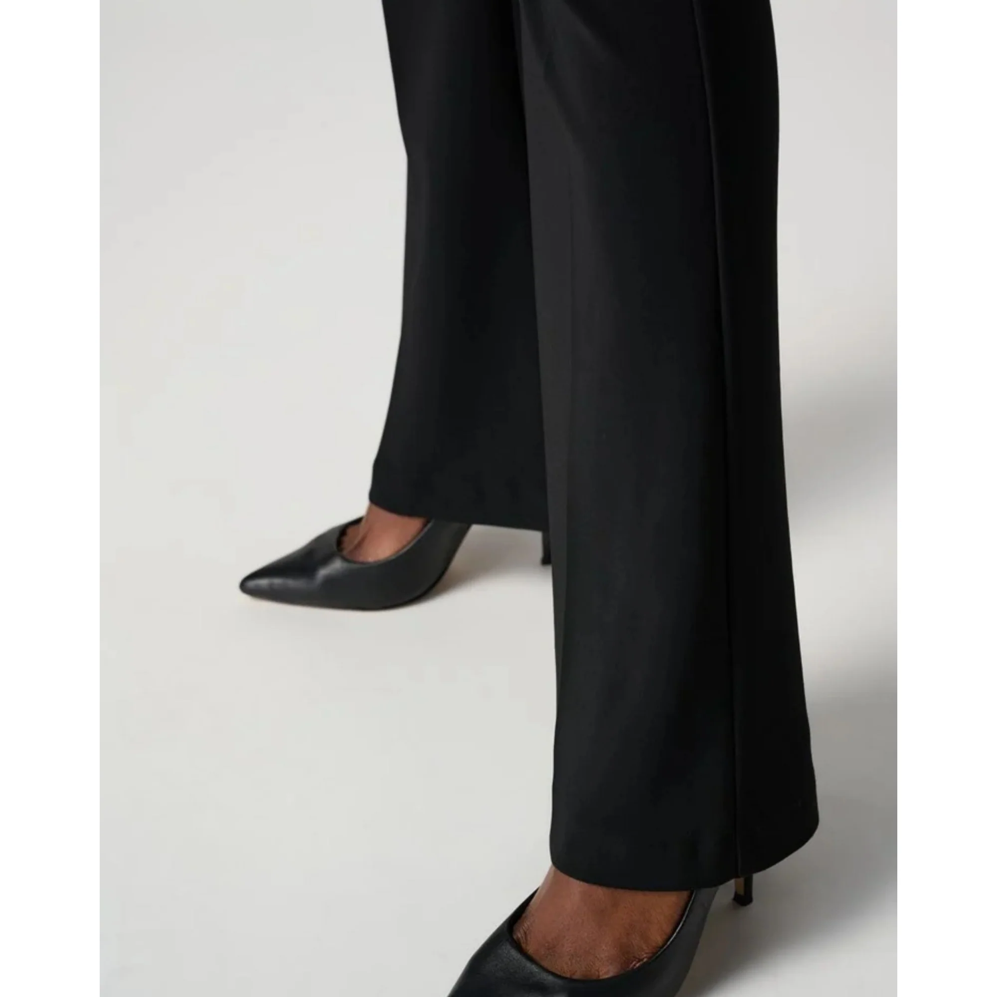 Joseph Ribkoff Pull On Jersey Flared Trouser With Centre Seam Black - Image 3
