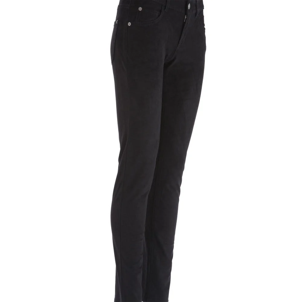 Mac Carrie Pipe Faux Suede Slim Jean Black 30L - Image 5