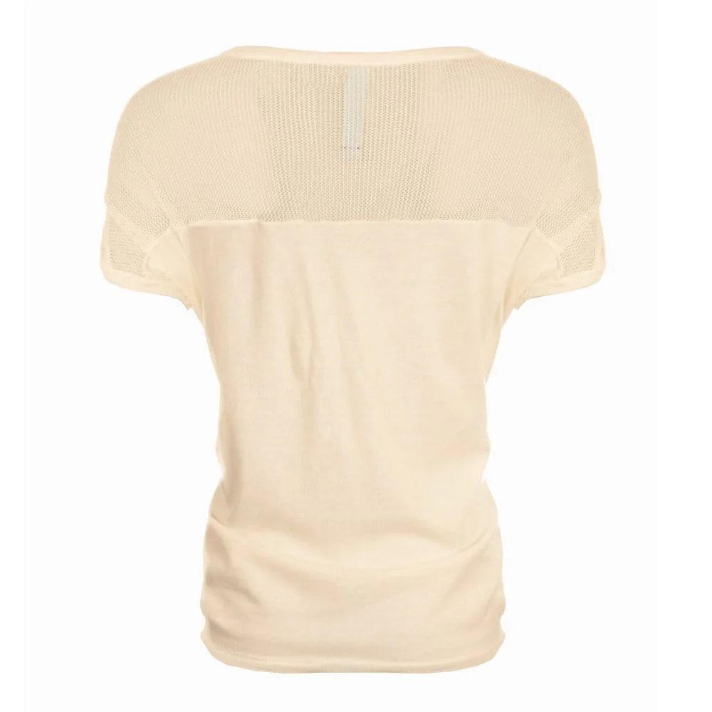 Pinko Fine Knit Top Off White - Image 4