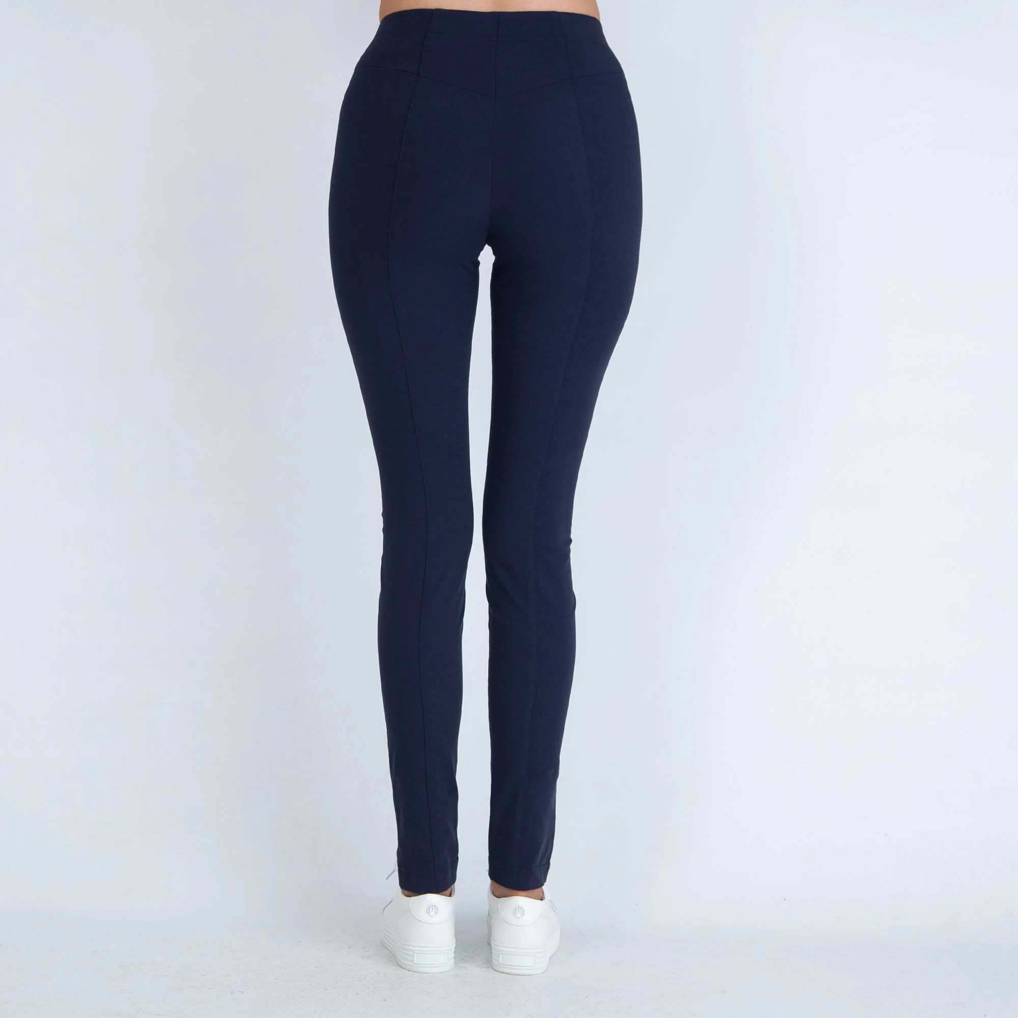 Riani Techno Body Fit Pant Navy - Image 4