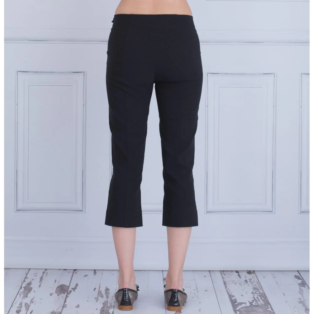 Robell Marie Cropped Pant Black 51576 - Image 3