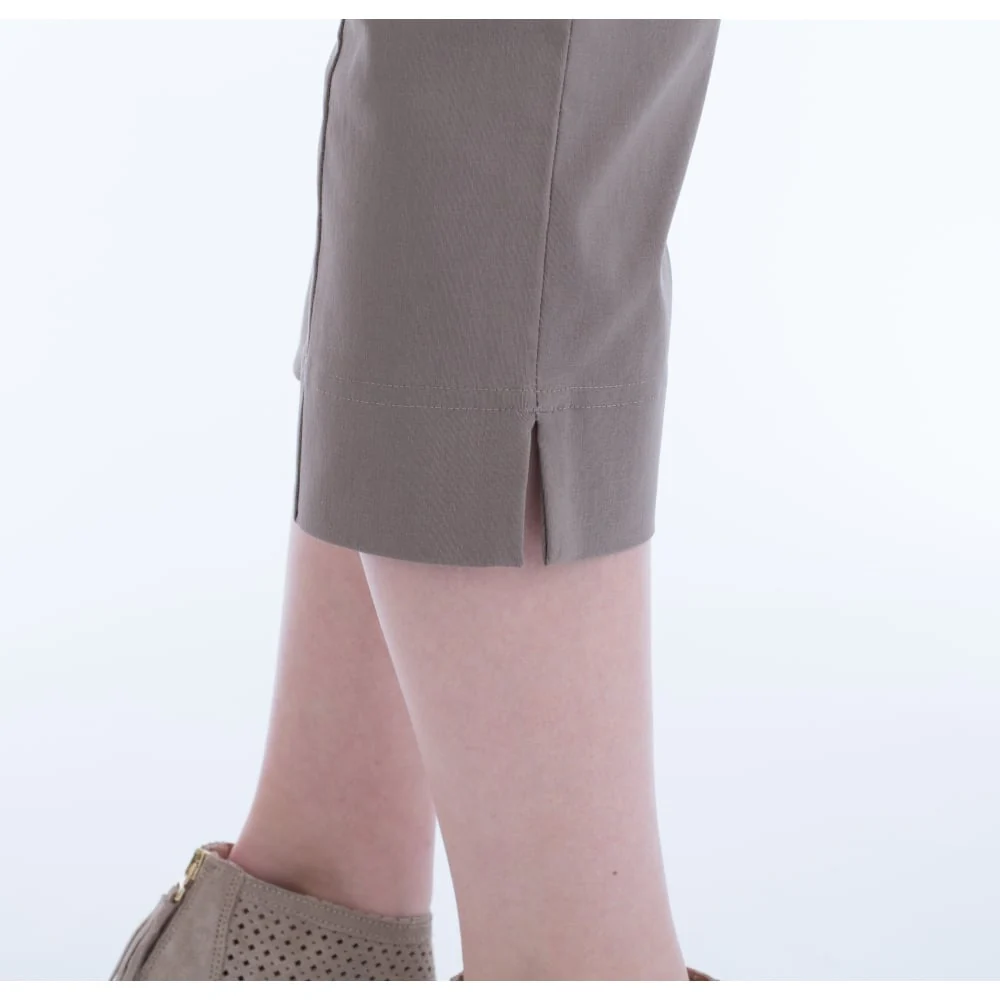 Robell Marie Cropped Pant Taupe 51576 - Image 4
