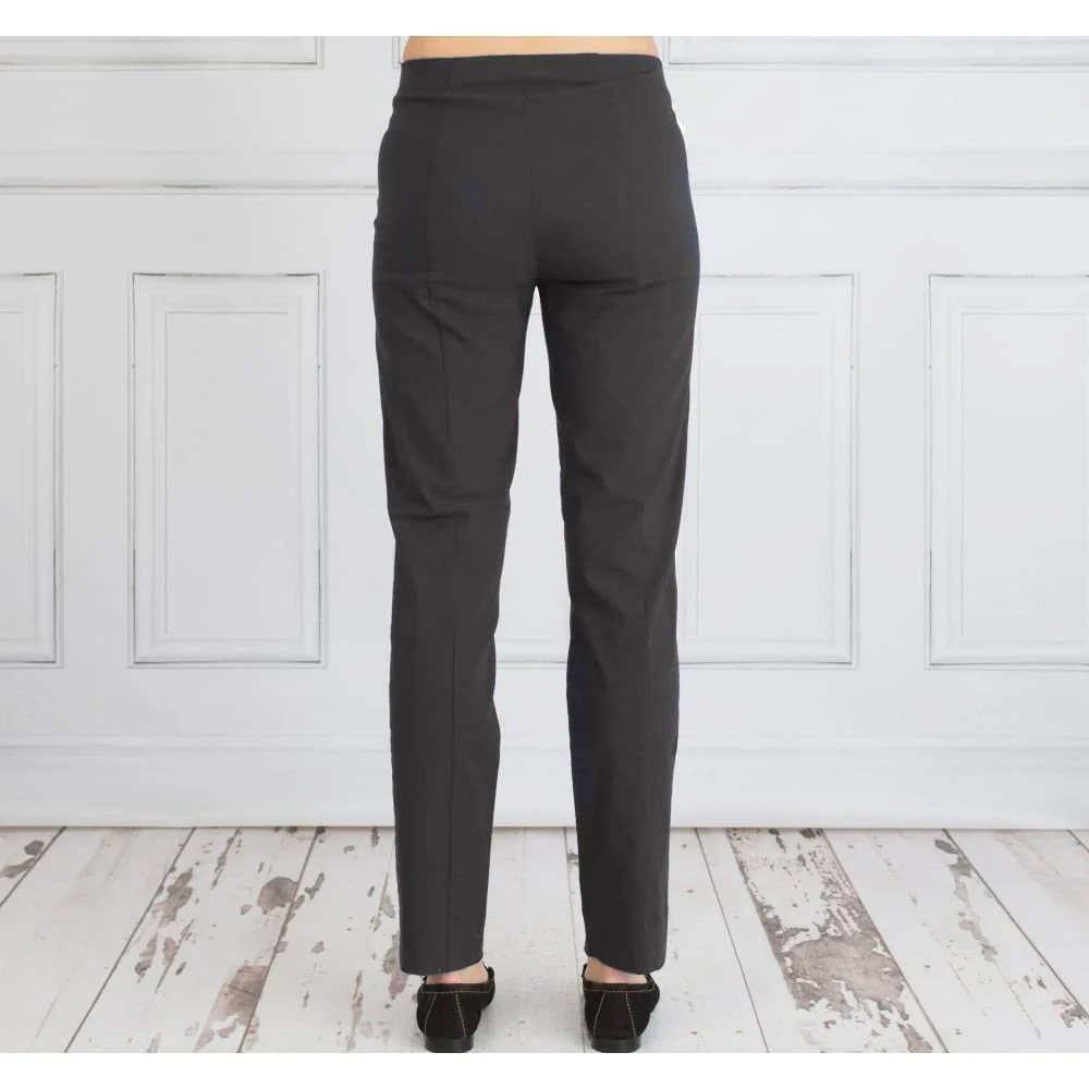 Robell Marie Fleece Lined Trouser Anthracite 51412 54025 - Image 3