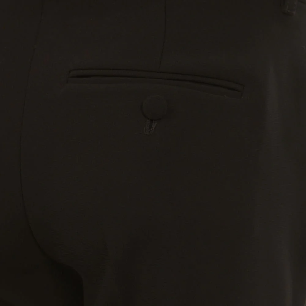 SET Full Length Ankle Zip Trousers With Chain Detail Black - Image 4